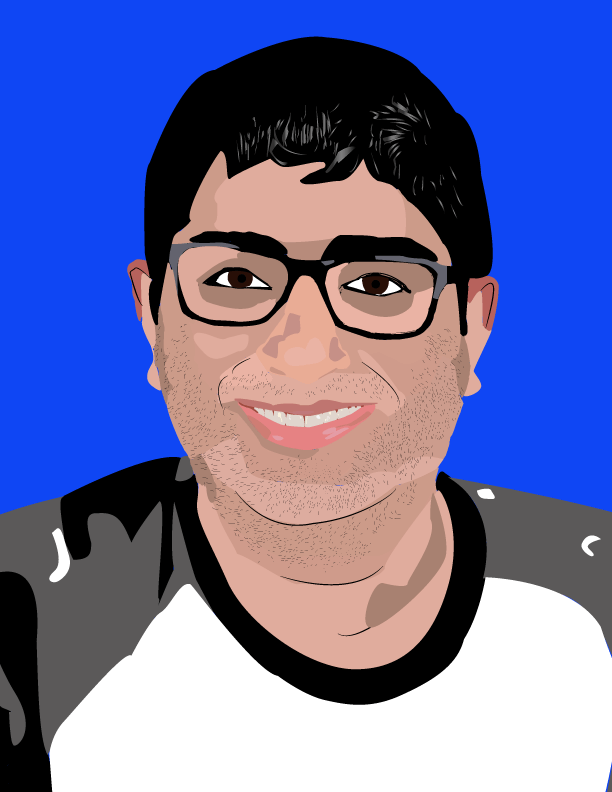vector portrait of Dilraj Dosanjh
